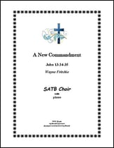 A New Commandment SATB choral sheet music cover